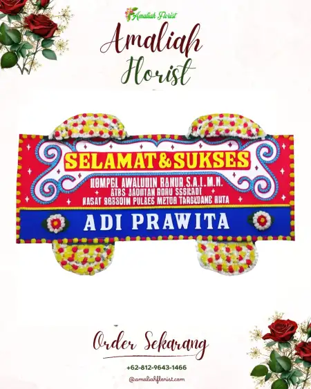 Papan Bunga Ucapan Selamat Susuhbango